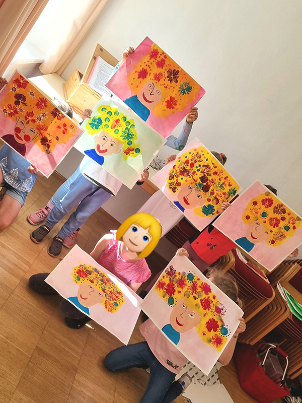 Malraum Tirol Kindermalgruppe Malgruppen Sistrans Innsbruck Intuitiv Malen Kunsttherapie Christine Zierer Malen und Entspannen