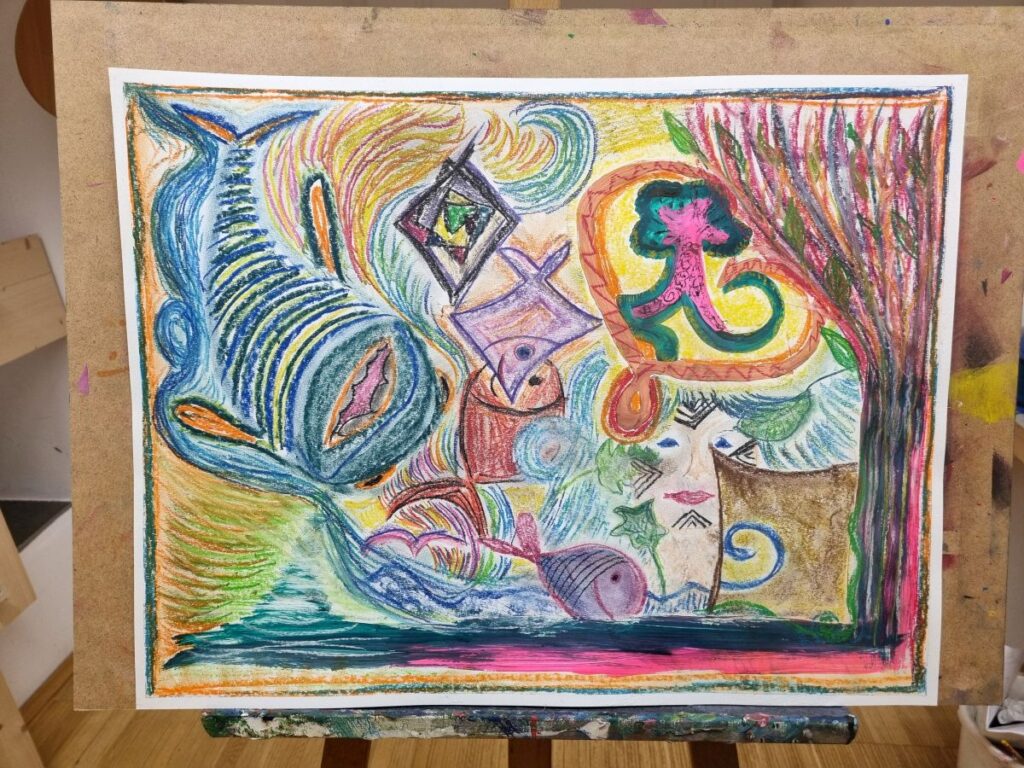 Malraum Tirol Malgruppen Sistrans Innsbruck Intuitiv Malen Kunsttherapie