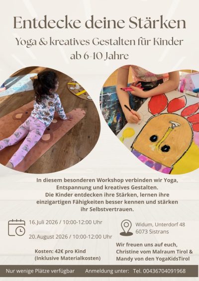 Yoga und kreatives Gestalten